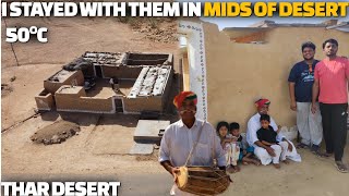 Walking 10km for water 😲 in 50°C | I stayed with Rajasthani tribal family in Thar desert - Rajasthan
