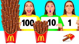 видео: 100 Слоев Еды Челлендж | Фантастические Лайфхаки с Едой от DuKoDu Challenge картинка: 100 Слоев Еды Челлендж | Фантастические Лайфхаки с Едой от DuKoDu Challenge
