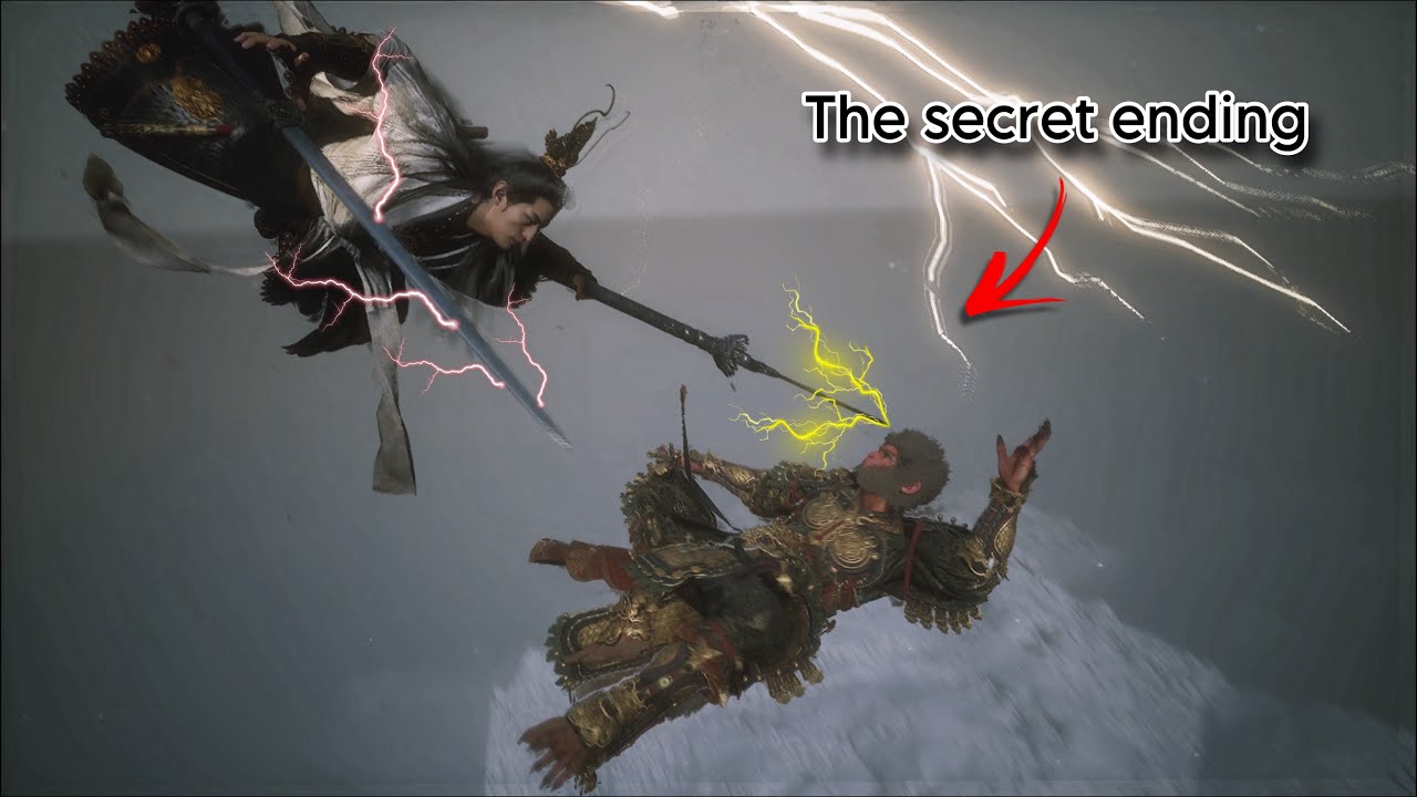 THE SECRET ENDING!!!!! BLACK MYTH WUKONG Extra Walkthrough Gameplay Part 23 - YouTube