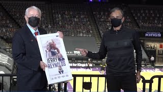 Jerry Reynolds honored by Sacramento Kings for 35 years of service, media entrance named after him
