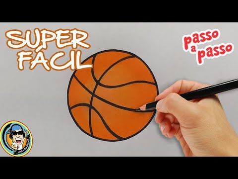 Desenho de Bola de Basquetebol para colorir