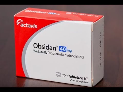 ОБЗИДАН (Пропранолол) / OBSIDAN (Propranolol)