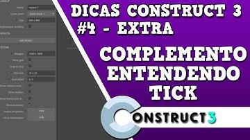Construct 3 - Dicas #4 - Complemento Entendendo Tick #construct 3 #c3