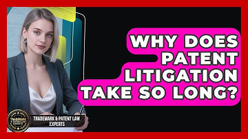 Why Does Patent Litigation Take So Long? - Trademark and Patent Law Experts