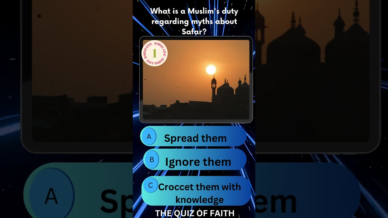 Muslim S Duty About Safar Myths Islamic View On Superstitions In Islamicshorts Islamiquiz