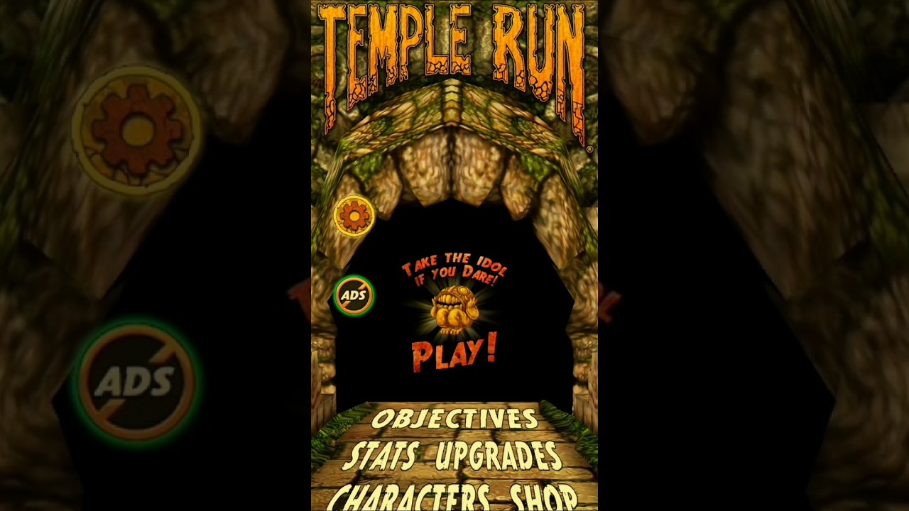 🏃 Temple Run Start Screen 🔥 Take The Idol If You Dare!