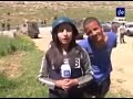 شجاعه مذيعة فلسطينية مع شاب إسرائيلي تحرش بها