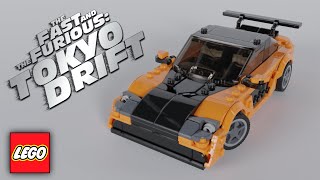 LEGO MOC Han's Mazda RX-7 from The Fast and The Furious by IBrickedItUp