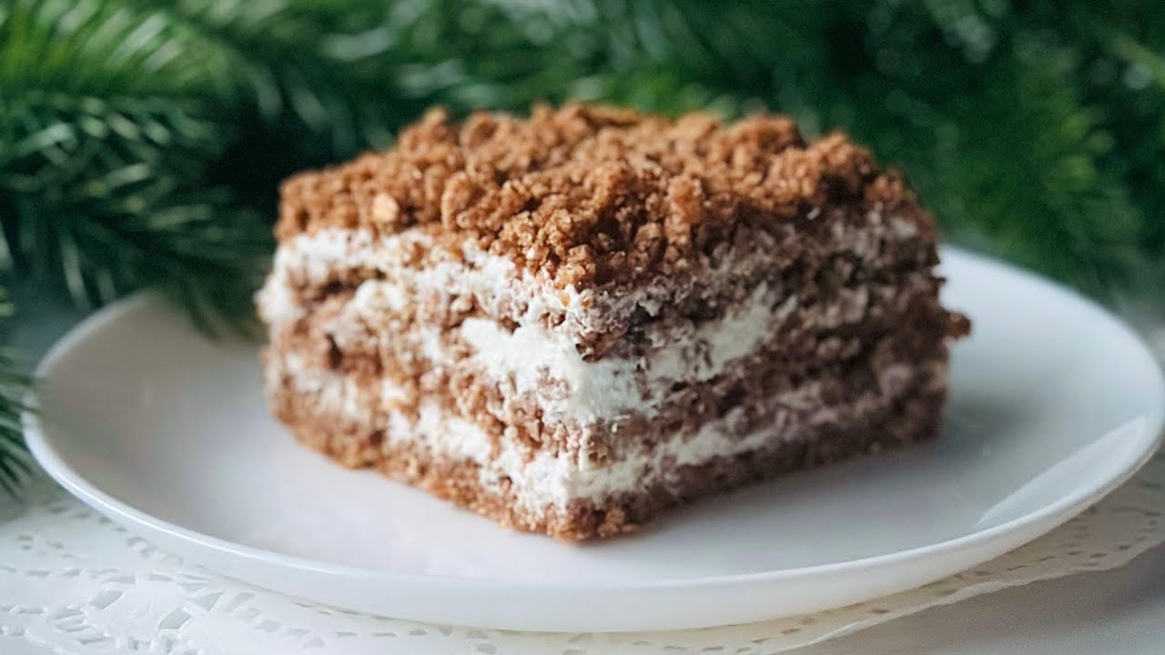 Полезный торт без сахара и муки! Готовы к праздникам – всего за 30 минут!