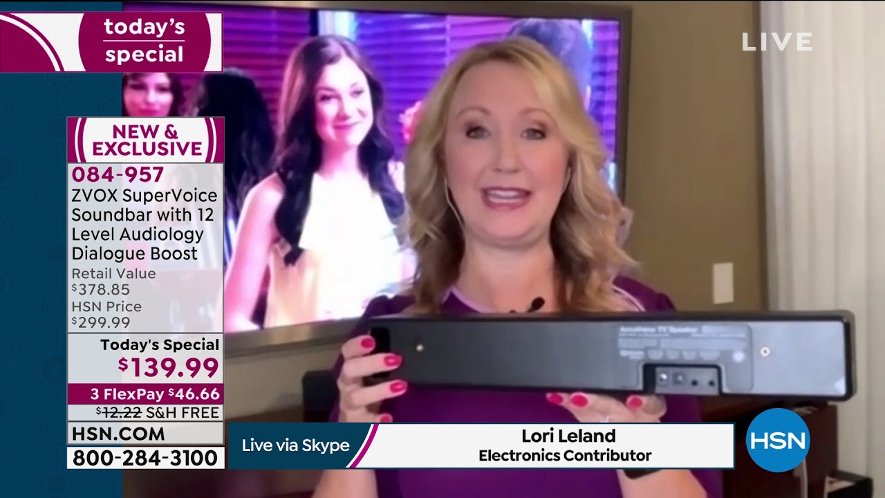 ZVOX AV157 SuperVoice TV Soundbar w/12Level Dialogue Boo...