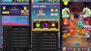 🔴 Taptap Heroes: How I manage 3 accounts with a Help of AutoClick