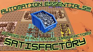 AUTOMATION ESSENTIALS!!! SCREWS MADE EASY!!!! All-In-One Iron Factory Tutorial