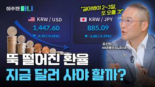 "지금 달러 사야 하나요?" 환율 급락 속 지금 당장 알아야 할 투자법 💡 | 이주엔 머니 EP.68
