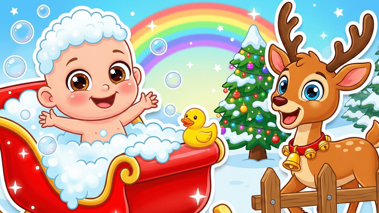 Jingle Bells + Bath Song - Nursery Rhymes & Kids Songs | The Bath Song