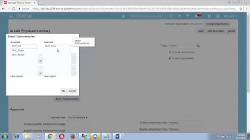 Oracle Fusion Cloud Physical Inventory Counting