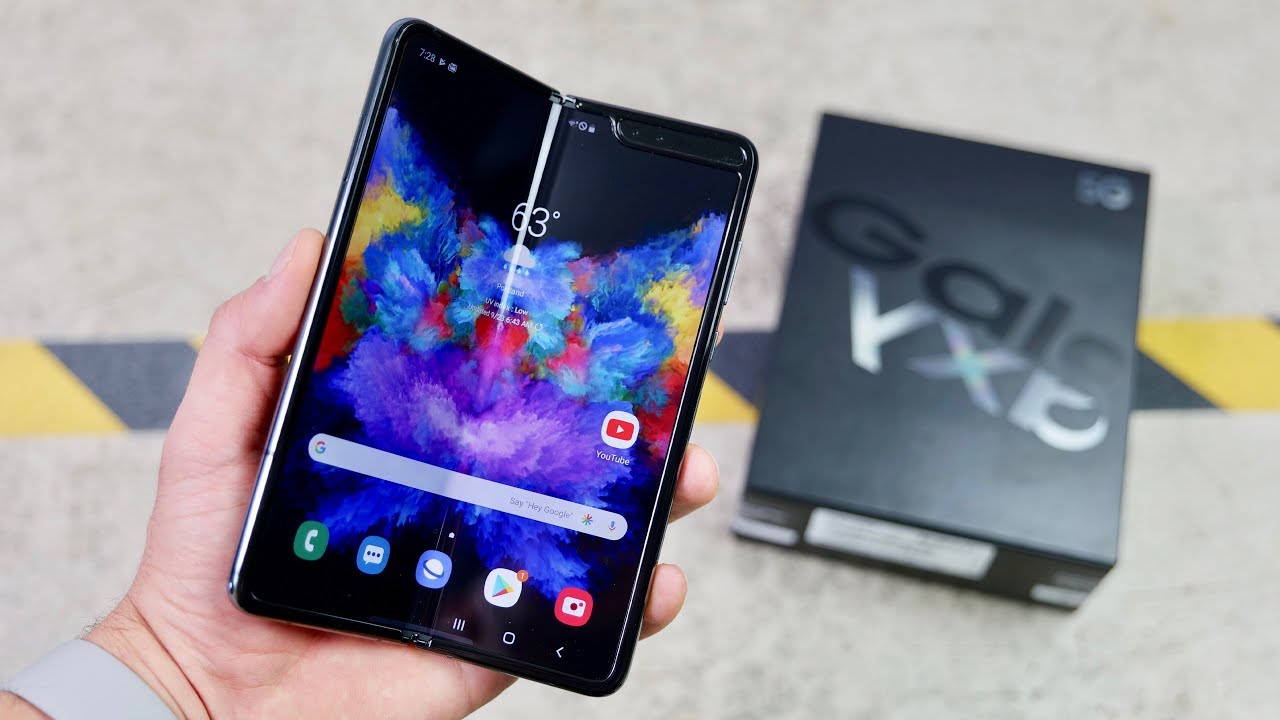 Samsung Galaxy Fold DROP Test! Shockingly Durable - YouTube