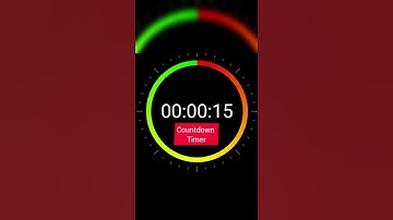 15 Seconds Countdown Quiz Timer with Clock Tiktok Sound and Finish Bell 🔔