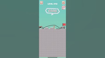 Draw bridge puzzle game level 2112 #drawing #game #Shorts