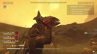 Helldivers 2 Killing an impaler with shovel #helldivers2