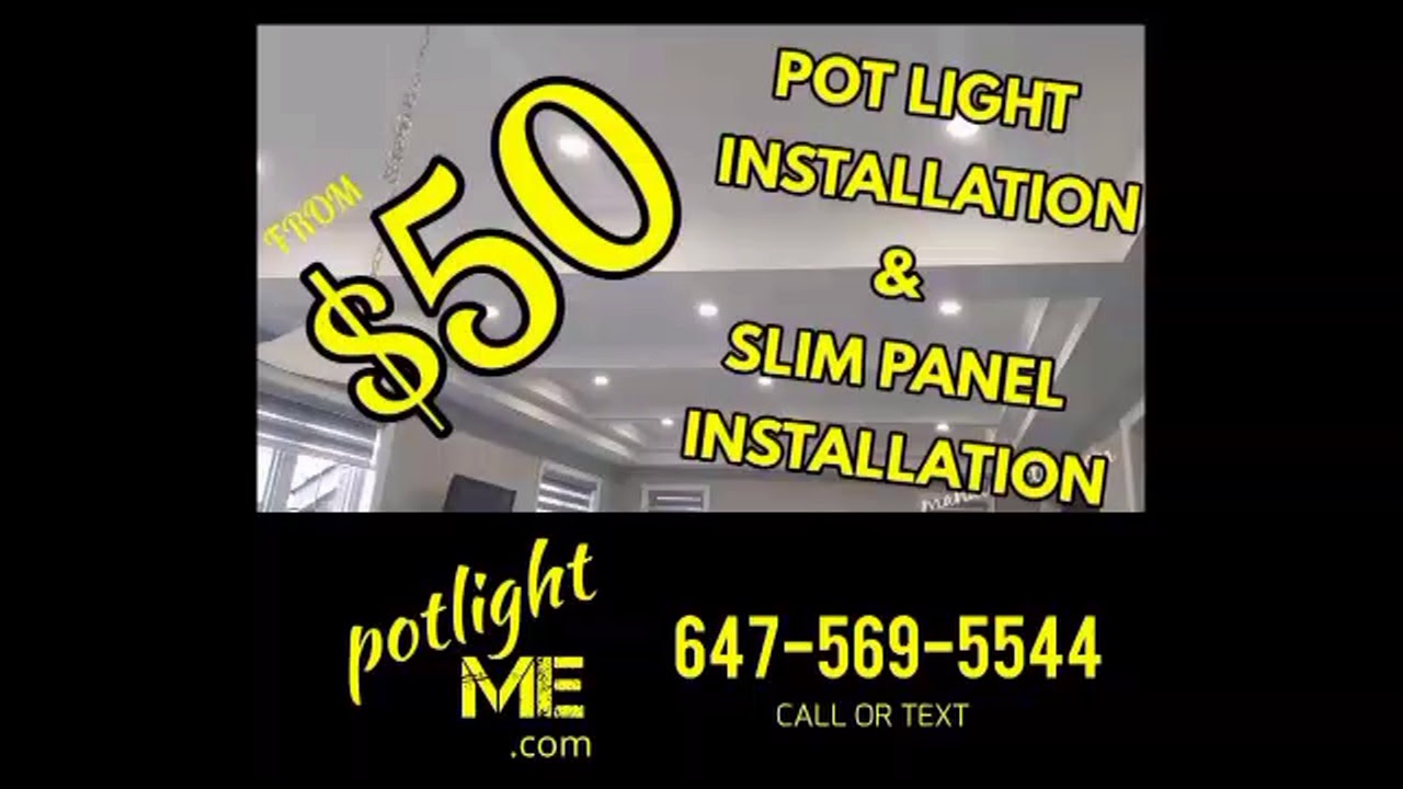 POT LIGHTS INSTALLATION KLEINBURG
