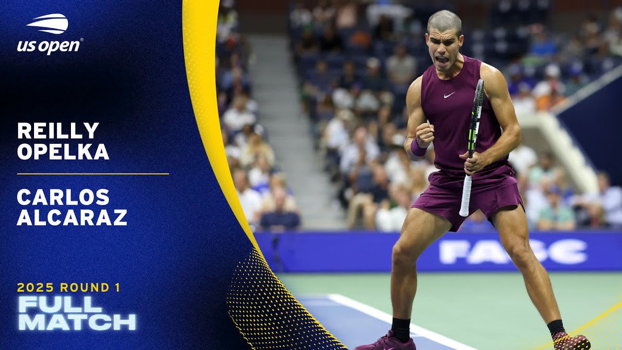 Reilly Opelka vs. Carlos Alcaraz Full Match | 2025 US Open Round 1