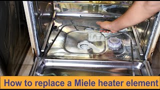 How to test and replace a Miele dishwasher heater element