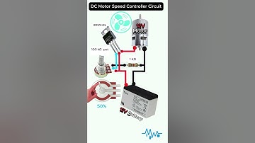 DC Motor Speed Controller Circuit | Simple DIY #Shorts #motor #12volts #diy