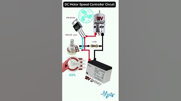 DC Motor Speed Controller Circuit | Simple DIY #Shorts #motor #12volts #diy