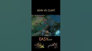 MIYA FIGHTS CLINT FOR THE FIRST BLOOD - MLBB #miya #mobilelegends #clint
