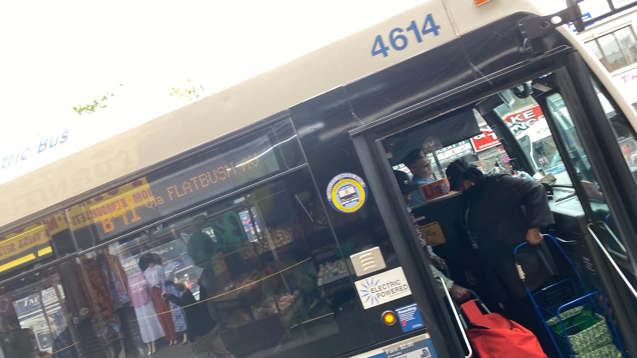 Orion NG 4614 B41 bus ride from Flatbush Avenue/Kings Highway to Kings