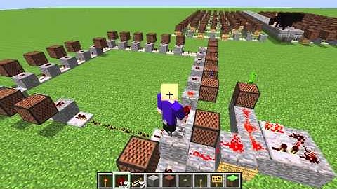 Epic sax guy - Minecraft Note Blocks