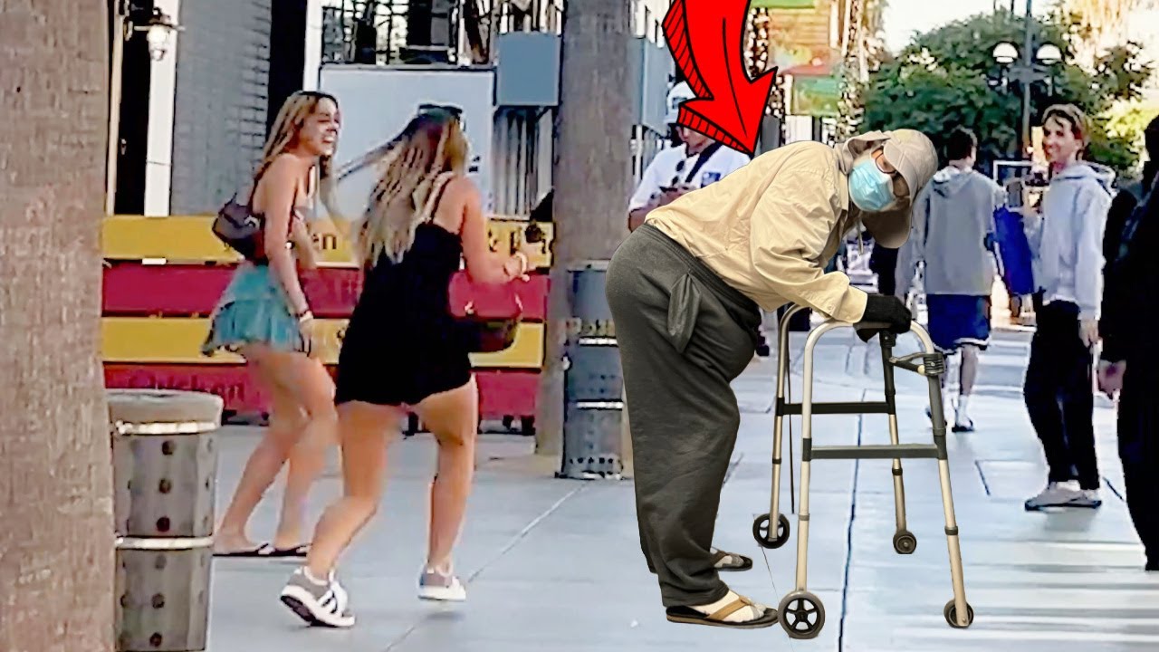 Old Man Farts On Pretty Girls!!! (Girls Love Farts)