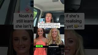 Noah asked venezuela fury if she's learning to drive, not realising she isn't old enough😭