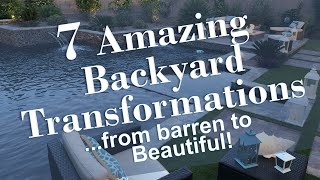 Amazing Backyard Transformations... From Barren To Beautiful