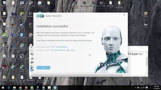 Download,install and activate eset smart secur screenshot 1