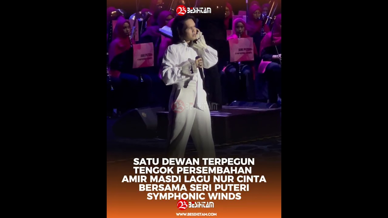 Amir Masdi bersama Seri Puteri Symphonic Winds NUR CINTA