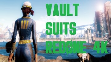 FALLOUT 4 MOD REVIEW Vault Suits Redone 4k