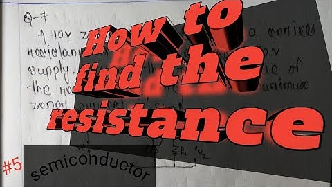 Calculate the minimum value of the resistance required