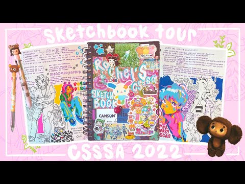 ☆ CSSSA 2022 Animation Sketchbook Tour ૮ ˶ᵔ ᵕ ᵔ˶ ა