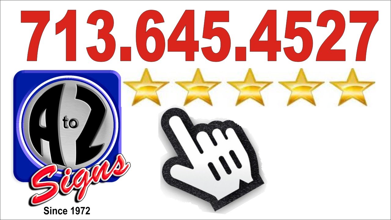 Your #1 Houston Sign Company | (713) 645-4527 | The Best Houston Sign Company