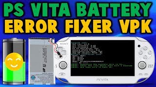 PS Vita BatteryFixer! VPK! Fix Any Battery Errors!