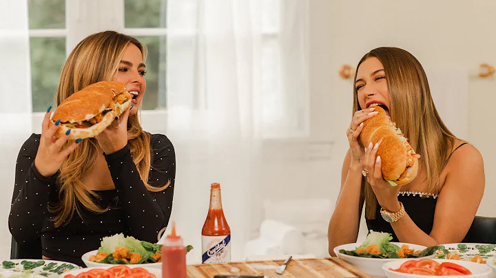 Addison Rae & Hailey Rhode Bieber make sandwiches ...