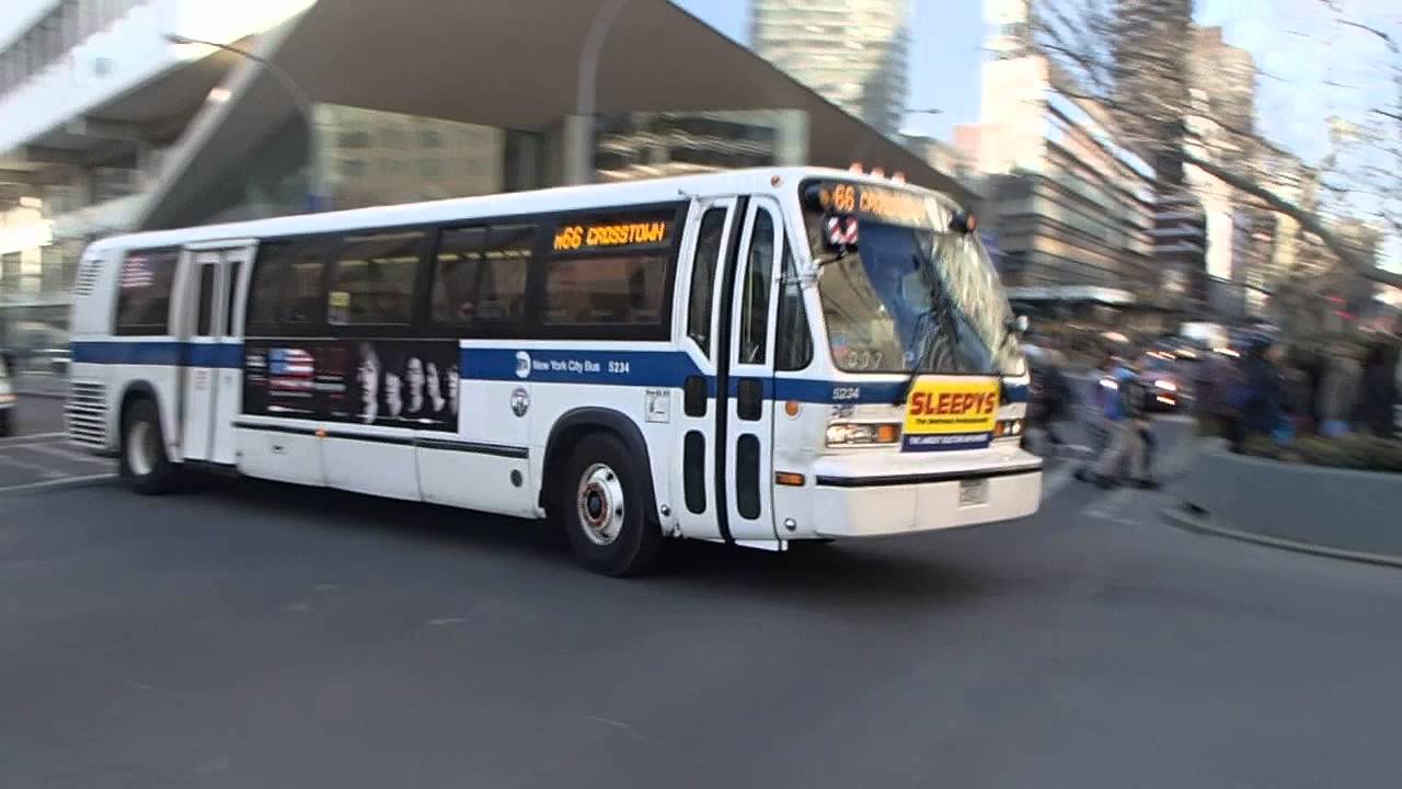 MTA New York City Bus Novabus RTS 5234 on the M66.