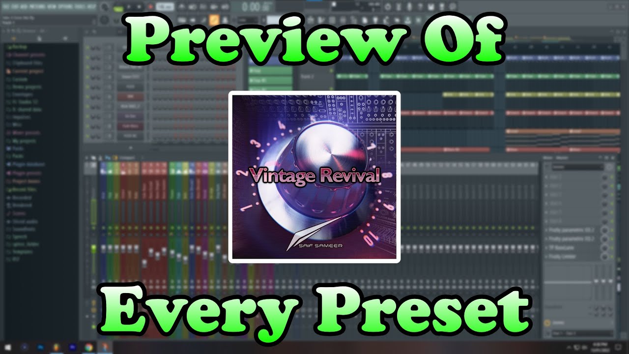'Saif Sameer Vintage Revival' [Flex Plugin] -  Every Preset Preview - Listen Before You Buy!
