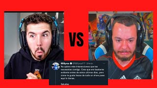 WILLYREX GREFG ERES UNA RATA Y MALA PERSONA (tweets muy calientes)