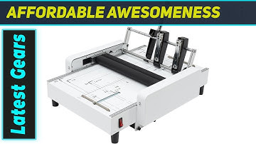 A3 Folding Binding Machine: The Ultimate 2-in-1 Booklet Maker!