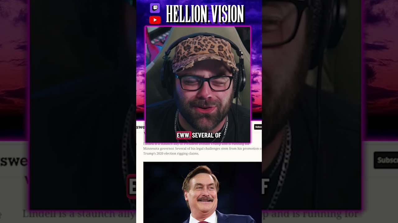 Mike Lindell HUMILIATED as he’s served on LIVE TV #fyp #funny #mikelindell