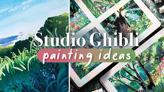 10 Beginner Friendly Studio Ghibli Painting Ideas & Tips