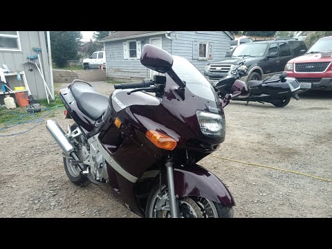 beautiful 1998 Kawasaki ZX6 Ninja 4k miles. - YouTube