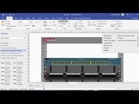 Premium-Line Visio stencils to make effective project presentations